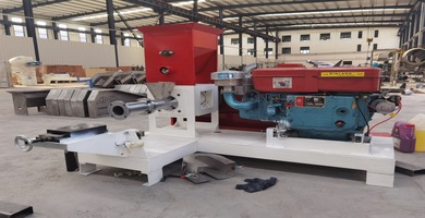 floating fish feed extruder production line